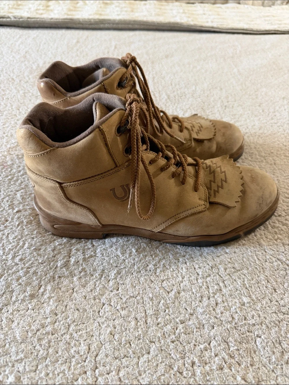 Roper Brown Leather Men's Chukka Boots Size 10
